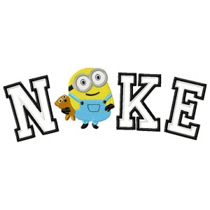 Minion Embroidery Design 3 Sizes