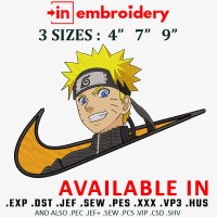 Swoosh x Naruto Embroidery Design 3 Sizes