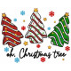 Oh Christmas Tree Christmas machine Embroidery Design 4 Sizes