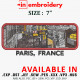 France Paris Free Embroidery Design
