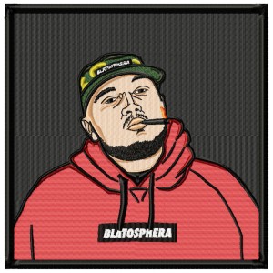 kyivstoner Russian Rapper Embroidery Design 4 Sizes