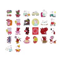 Peppa Pig Embroidery Designs 2 Sizes