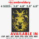 Pikachu Transform Embroidery Design 4 Sizes