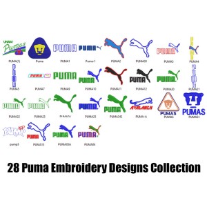 28 Puma Embroidery Designs Collection