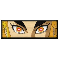 Rengoku Eyes Embroidery Design 3 Sizes