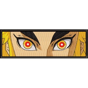 Rengoku Eyes Embroidery Design 3 Sizes