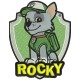 Rocky from Paw Patrol Embroidery Designs 2 Sizes