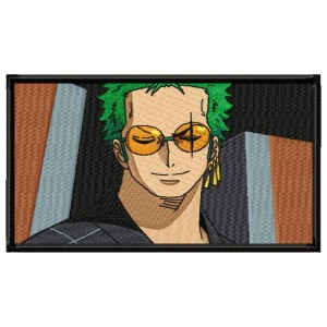 Roronoa Zoro Stylish Embroidery Design 4 Sizes