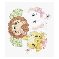 Safari Animals Embroidery Designs 6 Sizes