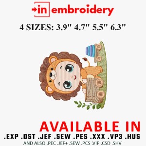 Safari Boy Embroidery Designs 4 Sizes Safari Boy Embroidery Designs 4 Sizes