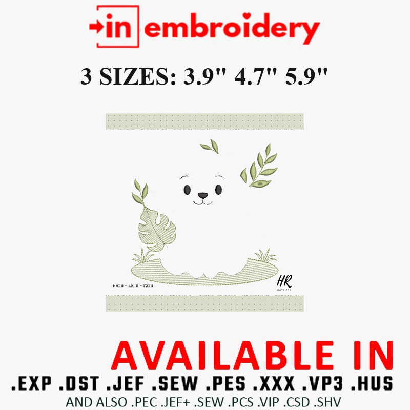 Safari Scenery Embroidery Designs 3 Sizes