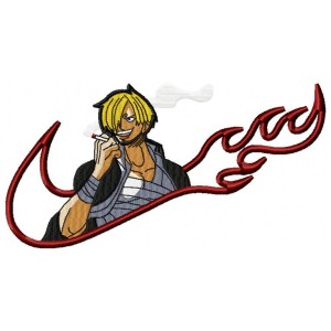 Swoosh x Sanji Embroidery Design 3 Sizes