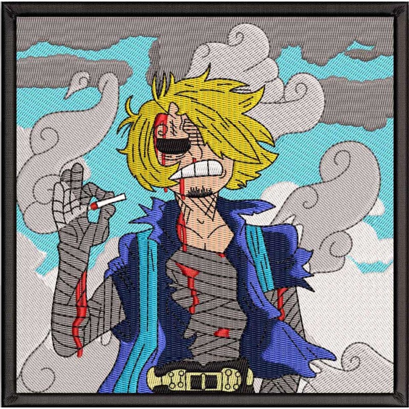 Swoosh x Sanji Embroidery Design 3 Sizes