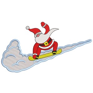 Swoosh x Santa Claus Embroidery Design 4 Sizes