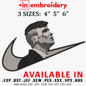 Swoosh x Thomas Shelby Embroidery Design 3 Sizes