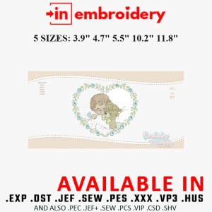 Sleeping Boy Embroidery Design 5 Sizes Sleeping Boy Embroidery Design 5 Sizes