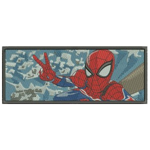 Spiderman Rectangle Embroidery Design 4 Sizes