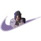 Swoosh x SASUKE purple Embroidery Design 4 Sizes