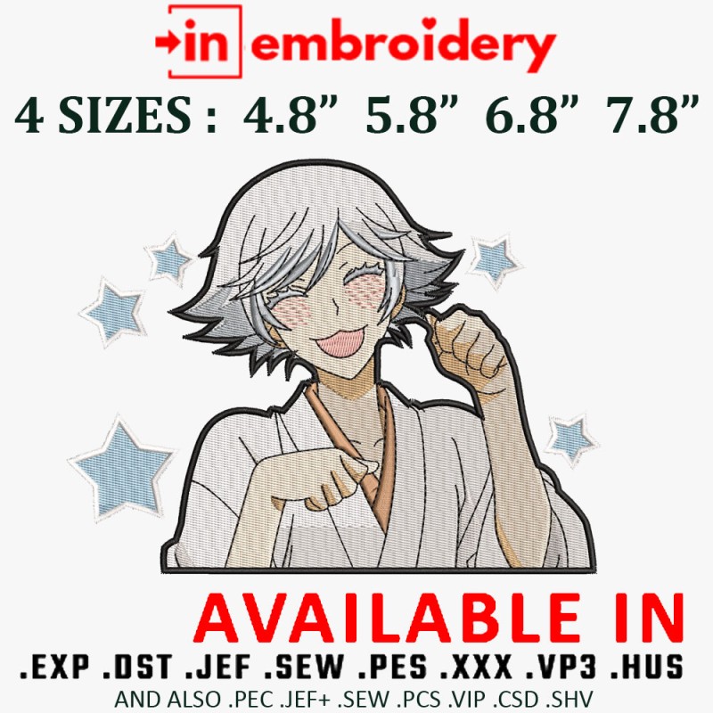 Mizuki Anime Boy Embroidery Design 4 Sizes
