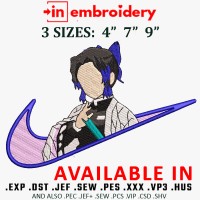 Swoosh x Shinobu Embroidery Design 3 Sizes