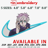 Swoosh x Satoru Gojo Embroidery Design 5 Sizes