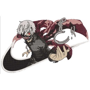 Swoosh x KEN KANEKI Embroidery Design 4 Sizes