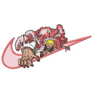 SWOOSH X DOFLAMINGO Embroidery Design 4 Sizes