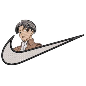 SWOOSH X LEVI Embroidery Design 4 Sizes