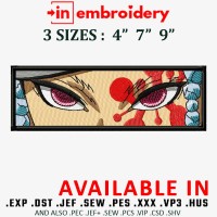 Tengen Eyes Embroidery Design 2 Sizes