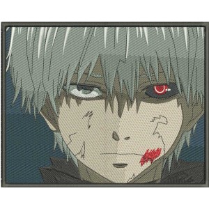 Kaneki EYES FRAME Embroidery Design 4 Sizes