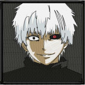 Kaneki TOKYO GHOUL Embroidery Design 4 Sizes