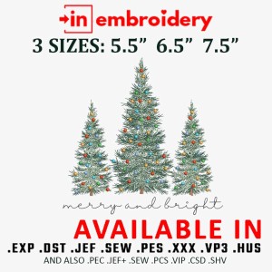 +36 Tree Embroidery Designs Pack