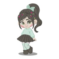 Vanellope Embroidery Design 6 Sizes Free Download