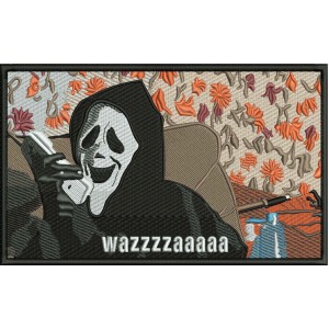 Wazzzzaaaa Anime Ghost Embroidery Design 4 Sizes