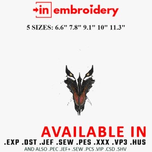 White Fatalis Monster Hunter Dragon Embroidery Design 5 Sizes White Fatalis Monster Hunter Dragon Embroidery Design 5 Sizes