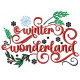 Winter Wonderland Christmas machine Embroidery Design 4 Sizes
