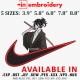 SWOOSH YATO NORAGAMI Embroidery Design 5 Sizes