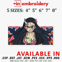 Nezuko Box Embroidery Design 5 Sizes