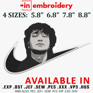 Swoosh x Viktor Tsoi Embroidery Design 4 Sizes